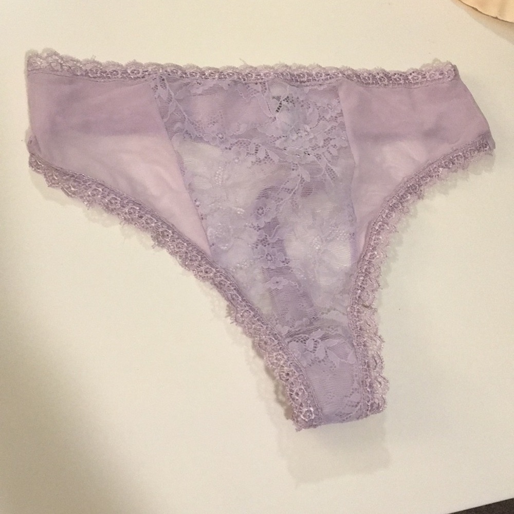 SOLD ASOS lavender lace high waisted panties